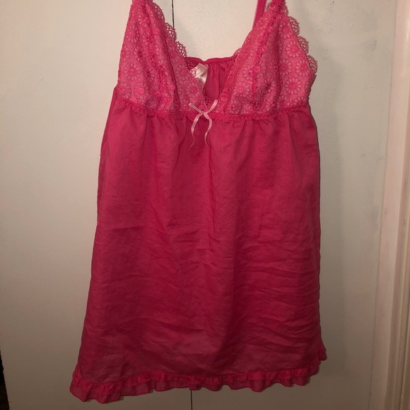 Pink lacy victoria secret angels cami top - Picture 4 of 4